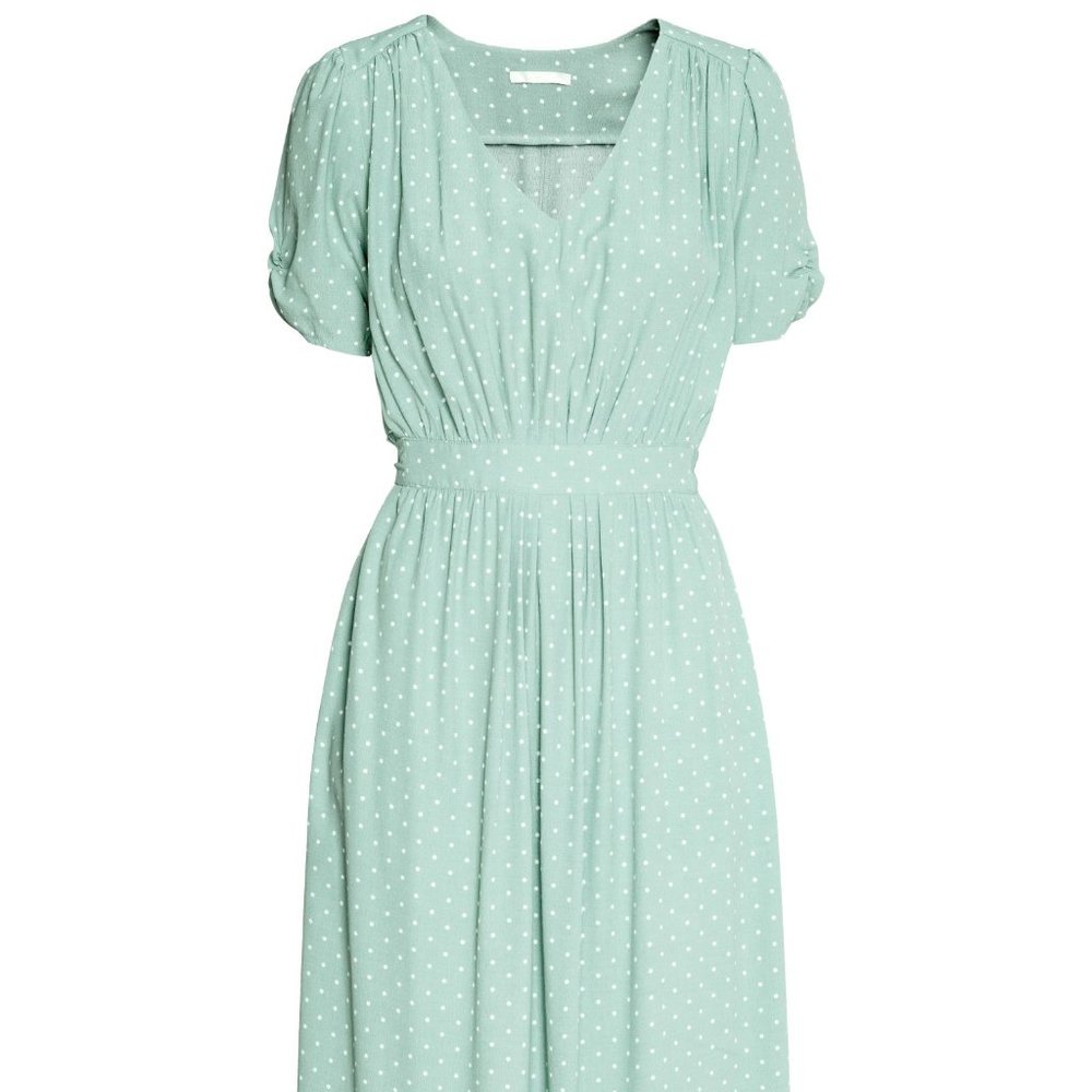 NWT H&M - Polka-dot V-Neck Dress